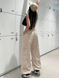 Vintage Oversized Parachute Cargo Pants-Outfit