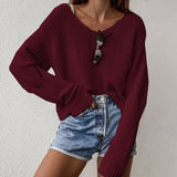 Autumn And Winter Explosion Hot Loose Big Shoulder Knitted Knitted Knitted Women's