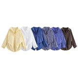 New Bat Sleeve Loose Striped Shirt