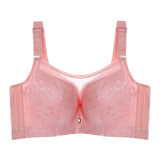 Full Coverage Bras for Women Plus Size Lace Brassiere with Mesh E F Cup Push Up