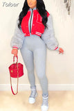 D Letter Fur Sleeve Sport Jacket Women Clothing 2023 Wholesale Cropped Baseball Varsity Jacket Cardigan Coats