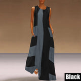 Shirt Dress Women's Summer Sundress 2022 VONDA Vintage Casual Sleeveless Sexy Dress Tunic Vestidos O Neck Robe