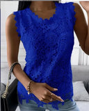 Explosion Women's 2025 Summer New T-Shirt Back Jacket Lace