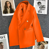Toloer Fried Street Small Suit Jacket Female 2024 Spring And Autumn New Korean Version Web Celebrity Temperament Small Casual Suit-Outfit