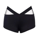 Sports Shorts Polyester Skinny Elastic Waist Gym Workout Waistband Skinny Short Pants 2019 Summer korean gift Drop
