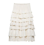 Women's Dress 2025 New Cake Skirt In The Long Half Dress Woman