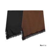 New Color Splicing Wiring Design Casual Knitting Shirt Simple Light Short Thin Breathable