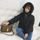 Hooded Fluffy Parkas Jackets Korean Baggy Thicken Snow Wear Parcas Chaquetas Warm Cotton Padded Windproof Parkalar