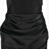 Satin Corset Maxi Dress-Outfit