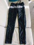 Pants Women Faux Leather Slim Fit Pant Spring Autumn Streetwear Middle Waist Motorcycle Long Legging Skinny Pants Trousers