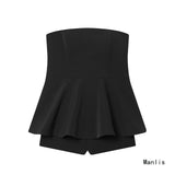 Elegant Retro-Blend Minimalist Suit High Waist
