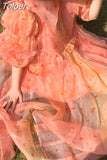 for Women 2023 Vestidos De Mujer Sweet Peter Pan Collar Floral Gazue Summer Dress Korean Sweet A-line Robe Femm