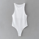 summer solid sexy bodycon women bodysuits female 4 color green slim casual za bodysuit chic lady club short playsuits