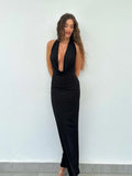 New Summer Women's Clothing White Folded Neck