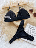 Bikini Solid Two Piece