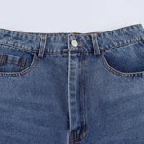 Homemade New Women's Classic Bing Decoration Easing Jeans