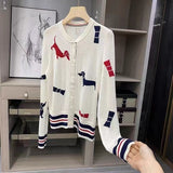 Fashion Knitted Sweater 2023 Autumn Graphic Womens Cothing Kawaii Knit Clothes For Womens Harajuku Long Sleeves