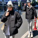 2024 Winter New Down Cotton-Padded Jacket Korean Version Loose And Thick Short Students Wear Cotton-Padded Jacket Jacket-Outfit