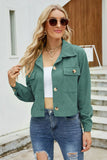 Button Down Jacket with Breast