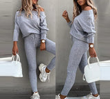 Women Jogger Winter Pants For Plus Size Top Sets Two Piece Set Women's 2022 Pants Suit Female Met Warm Tops