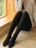 Winter Warm Lamb Wool Legging Woman High Waist Thicken Elastic Trousers Female Fashion Casual Slim Thermal Fleece