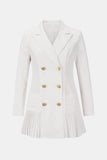 Pleated Mini Blazer