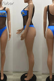 Mesh Fishnet Hollow Out Beach Bodysuit 2023 Summer Clothes for Women Outfit Letter Print Sleeveless One Piece Jumpsuit