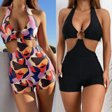 Toloer Single Swit 2023 Sexy Big Steel Ms Ms One One Piece Swimsuit Wear B252W-Outfit