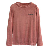 Pajamas Set Winter Warm Flannel Pajamas Homewear Thick Female Sleepwear Plush Pyjamas Suit Sweatshirt Hoodies Solid