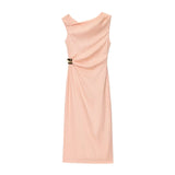 New Styling Asymmetrical Flute Dress