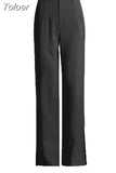 Fashion Women's Blazer Oblique Shoulder Long Sleeves Hollow Out Irregular Solid Color Suit Jacket Summer 2023 New