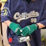 Cartoon Puppy Embroidered Cardigan Baseball Uniform Cute Button Up Shirts Oversized Summer Coats Unisex Streetwear Hip