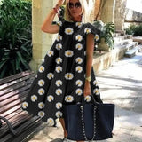 Casual Slouchy Sweet Vacation Dress