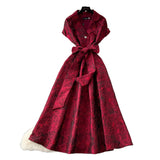 Exquisite Dress Dress Women 2025 Summer Straps To Cover Short-Sleeved Grand