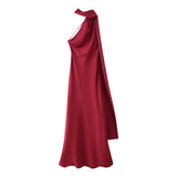 Explosive Women's Temperament Lightly Exposed Back Ribbon Hanging Neck