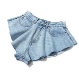 Women's Skinny Jeans Women's Fashion Sexy Hottie High-Waist Elastic Three-Point