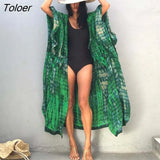 2023 Autumn Beach Kimono Swimwear Women Print Bikini Cover Ups Swimsuit Fashion Loose Plus Size Beachwear Hooded