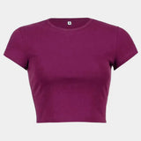 Toloer Women's DIY New Women's Summer Solid Color Short Acceptable With