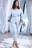 Casual Stacked Jumpsuit with