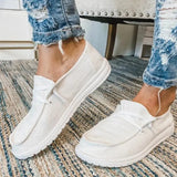 Women's Sneakers Fashion Leopard Print Canvas Shoes Ladies Slip On Walking Shoes Female Plus Size Flat