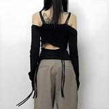 Ruched Long Sleeve
