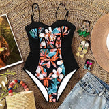 Piece Swimsuit 2021 Sexy Swimwear Women Swimsuit Push Up Bathing Suits Beachwear Lace Up Monokini