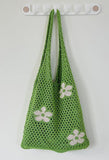 Cut-out Flowers Shoulder Eco Bag-Outfit