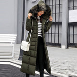 clothes women Fur Parkas Quilted jackets for women 2022 clothes Warm long coat Jacket Clothing hooded Autumn fall
