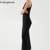 Dresses for Women O-neck Sleeveless Knitted Robe Vestido Feminino Temperament Bodycon Maxi Dress 2023 Vestidos De