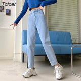 Women Vintage Streetwear Straight Leg Jean High-waiste Baggy Denim Trousers Ladies Casual All-match Ulzzang Брюки