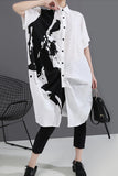Short Sleeve Button Front Shirt