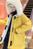 Women Down Jacket Winter 90% White Duck Down Jackets Female Real Fox Fur Collar Hooded Parkas Lady Coats Casaco Hooded