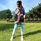 Jastie Wool Cardigan Jacket Relaxed Fit Fringe Autumn Winter Sweater For Women Long Sleeve Warm Belted Waist Boho
