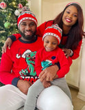 Christmas Print O-Neck Long Sleeve